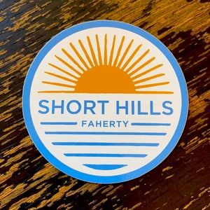 Faherty Short Hills Decal Sticker NEW